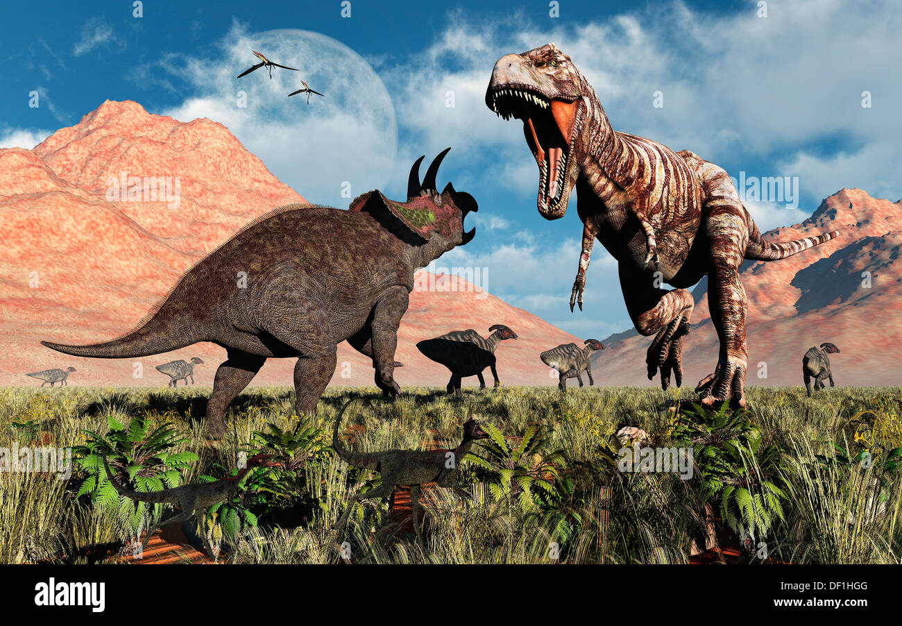 Dinosaurs parasaurolophus fotografías e imágenes de alta resolución -  Página 4 - Alamy