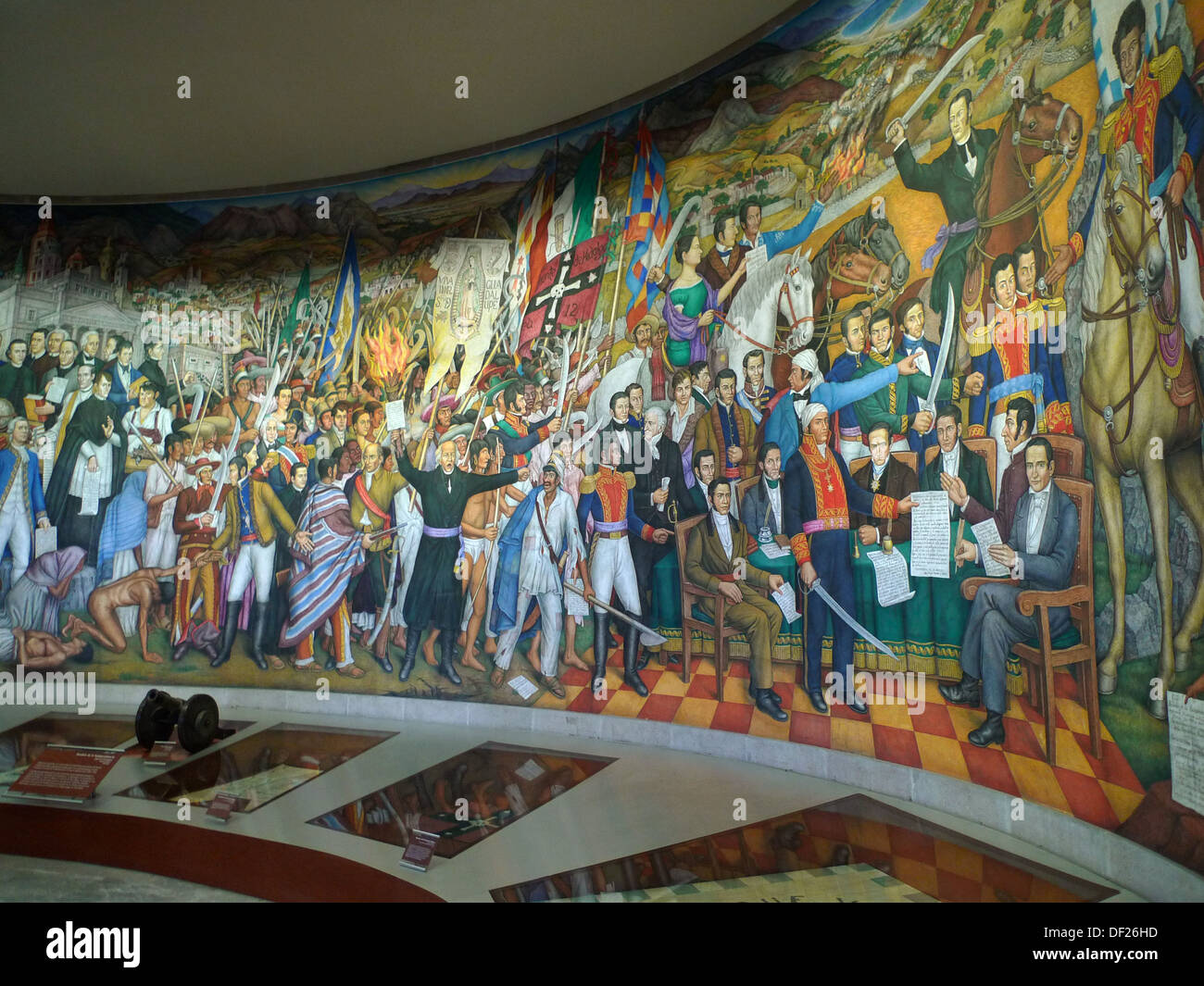 Castillo de Chapultepec pinturas murales. Ciudad de México Fotografía de  stock - Alamy