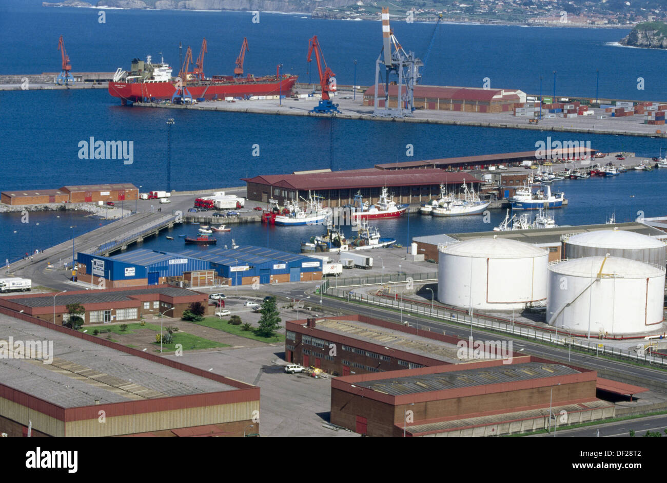 El Musel, puerto de Gijón. Asturias. España Fotografía de stock - Alamy