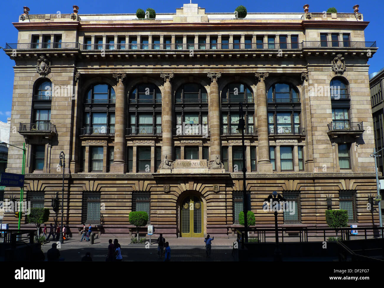 El Banco de México (Banco Central). Ciudad de México Fotografía de