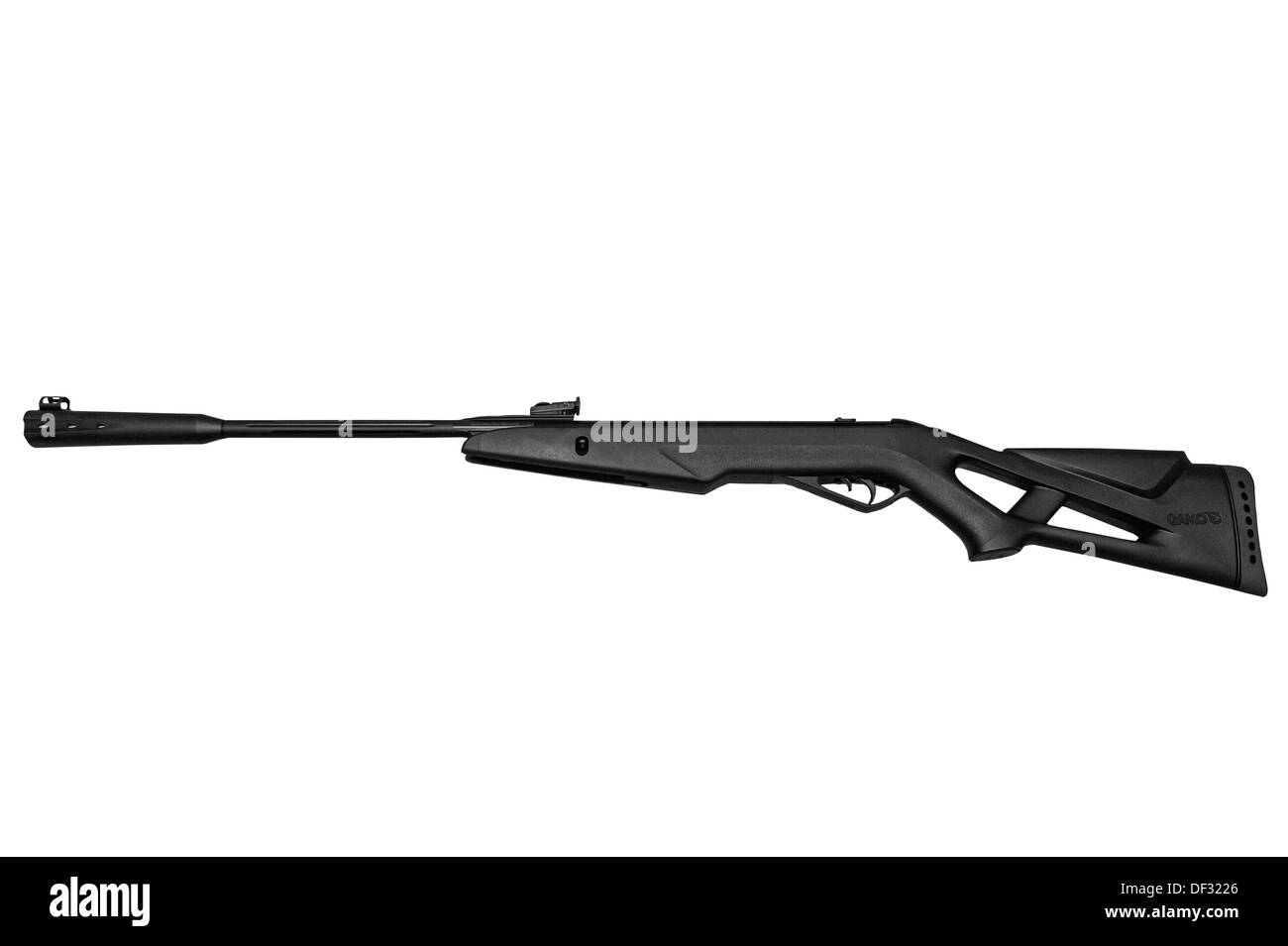 Un GAMO WHISPER X rifle de aire Foto de stock