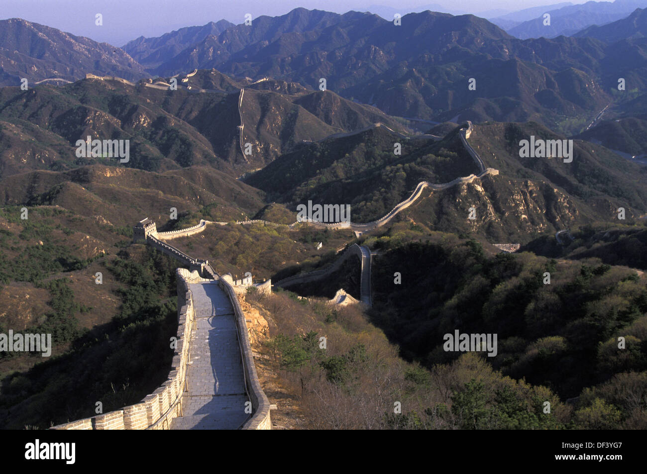 Badaling, la Gran Muralla, Beijing, China región Foto de stock