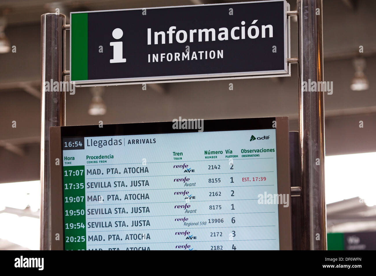 Estación de Tren AVE María Zambrano, Málaga, Costa del Sol, Andalucía