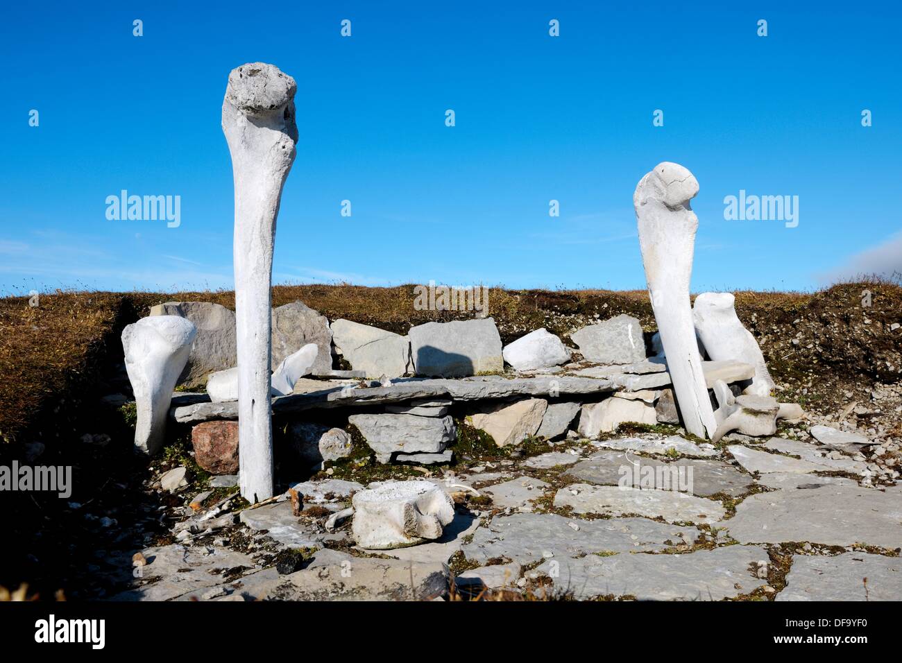 Los Inuit vestigio de la cultura Thule 3000 BC decidida village