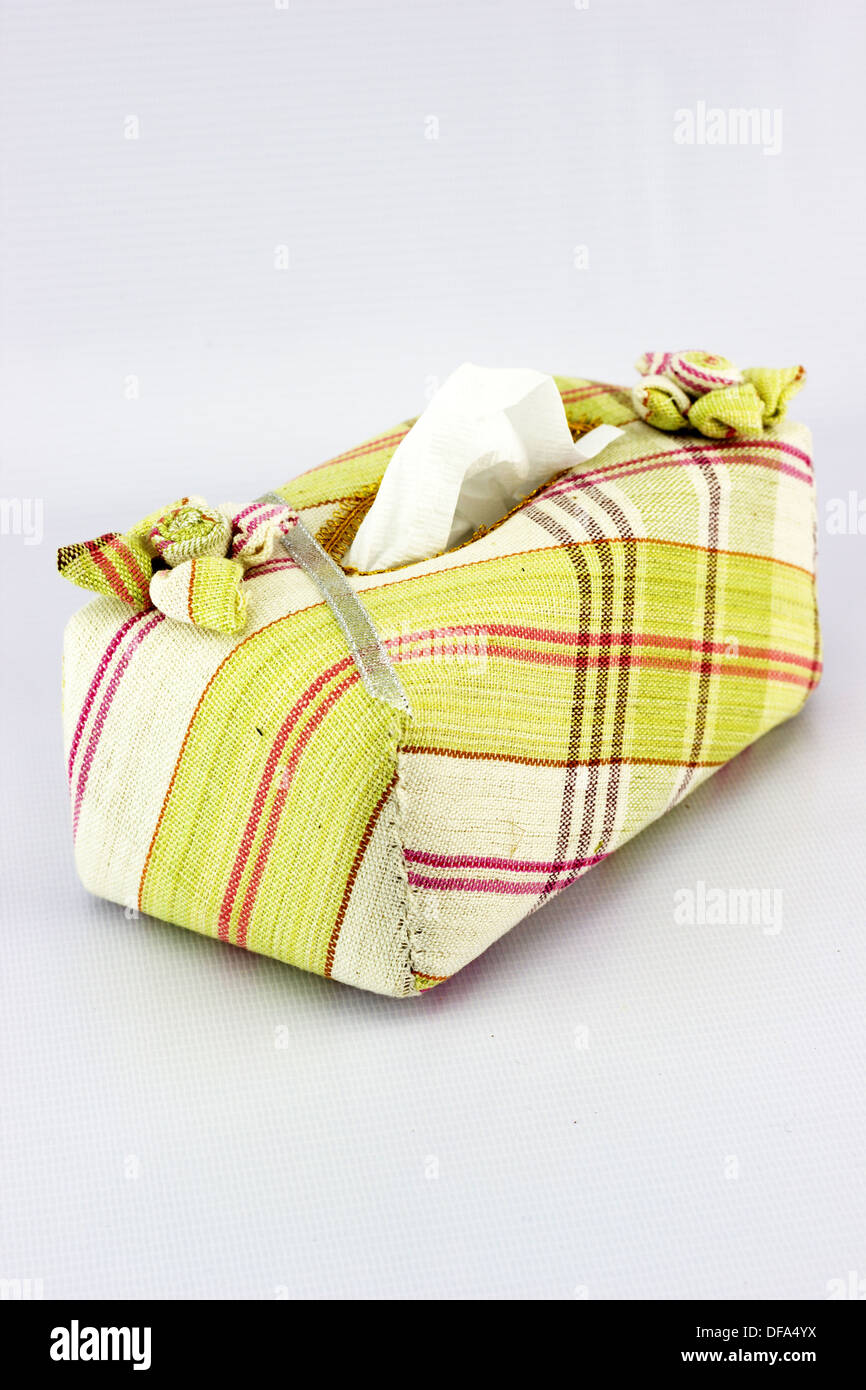 Los diseños de caja de pañuelos en asia Foto de stock