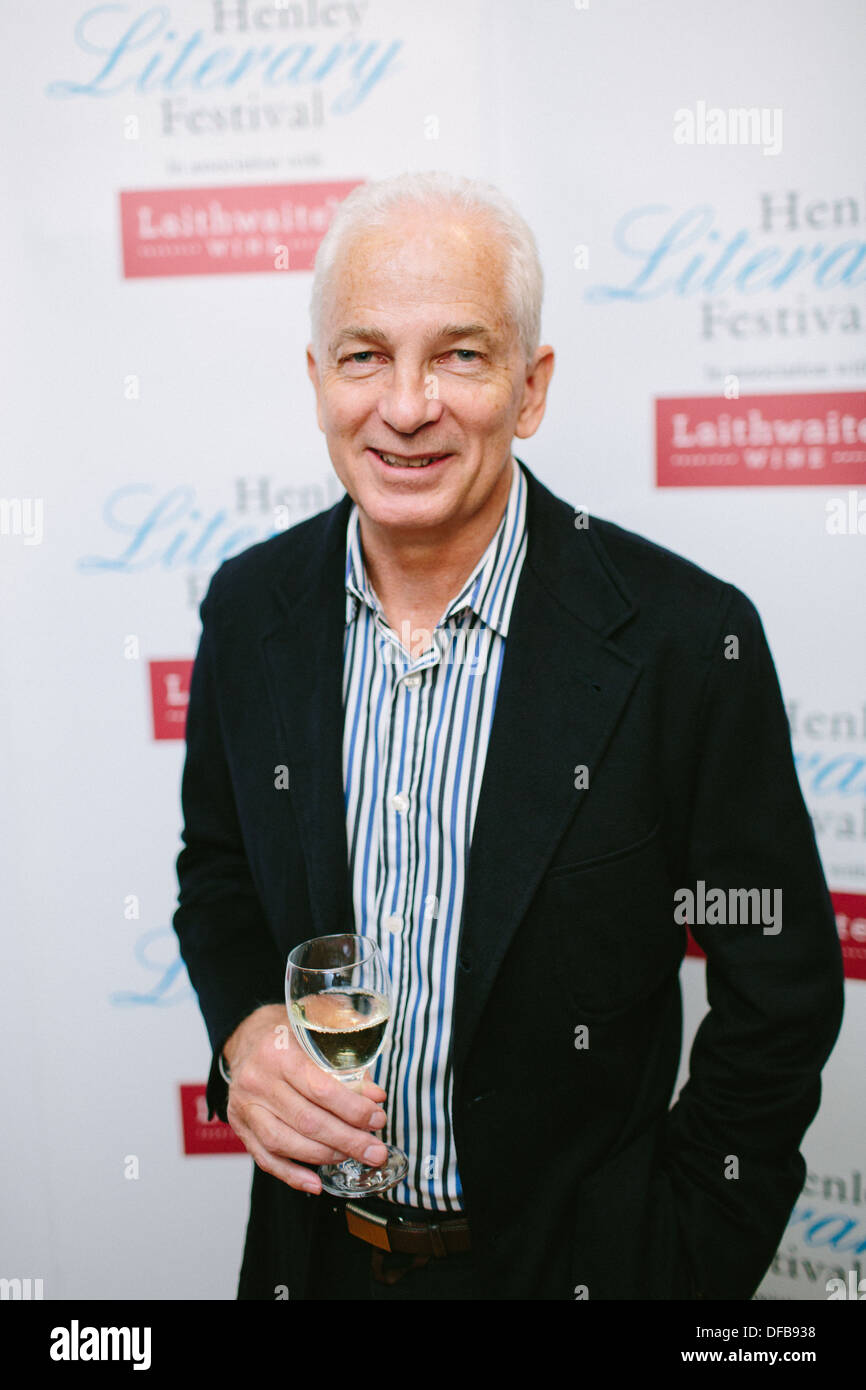 David Gower en Henley Festival de Literatura 2013 Foto de stock