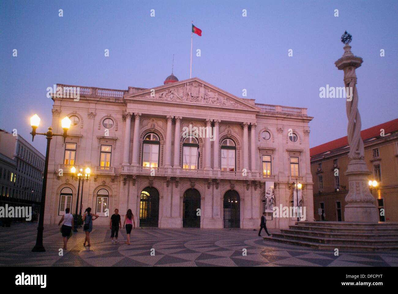 El municipio de Lisboa, cámara municipal, Lisboa, Portugal, Europa  Fotografía de stock - Alamy