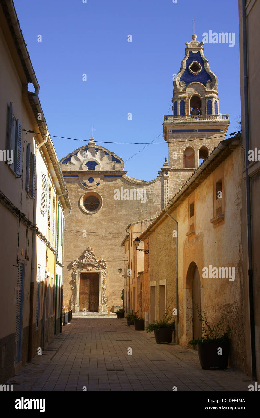 Iglesia parroquial de Santa Maria del Cami, Mallorca, Baleares, España  Islansd Fotografía de stock - Alamy