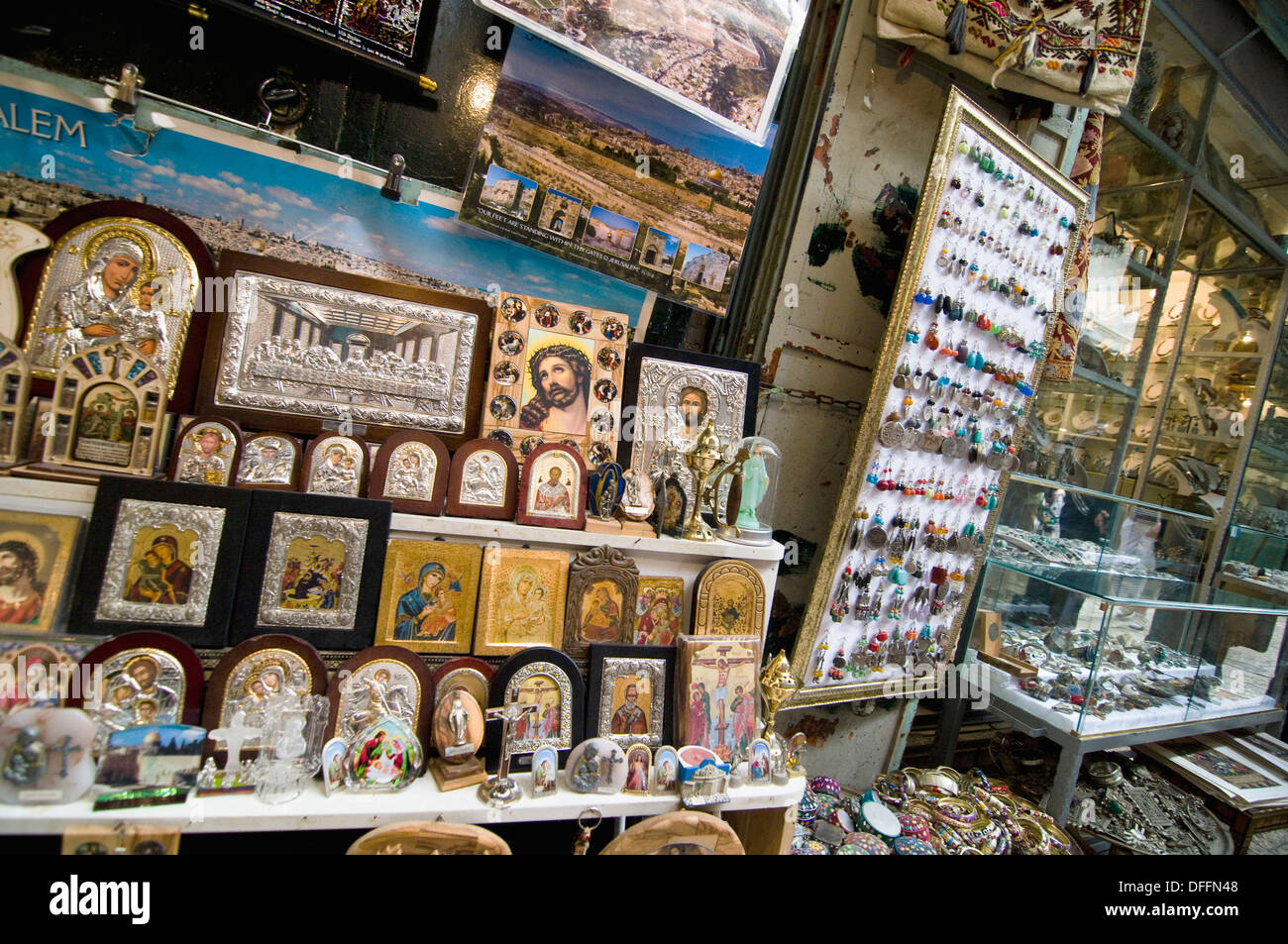 Tienda de venta de souvenirs Jesus & ciudad santa relacionados