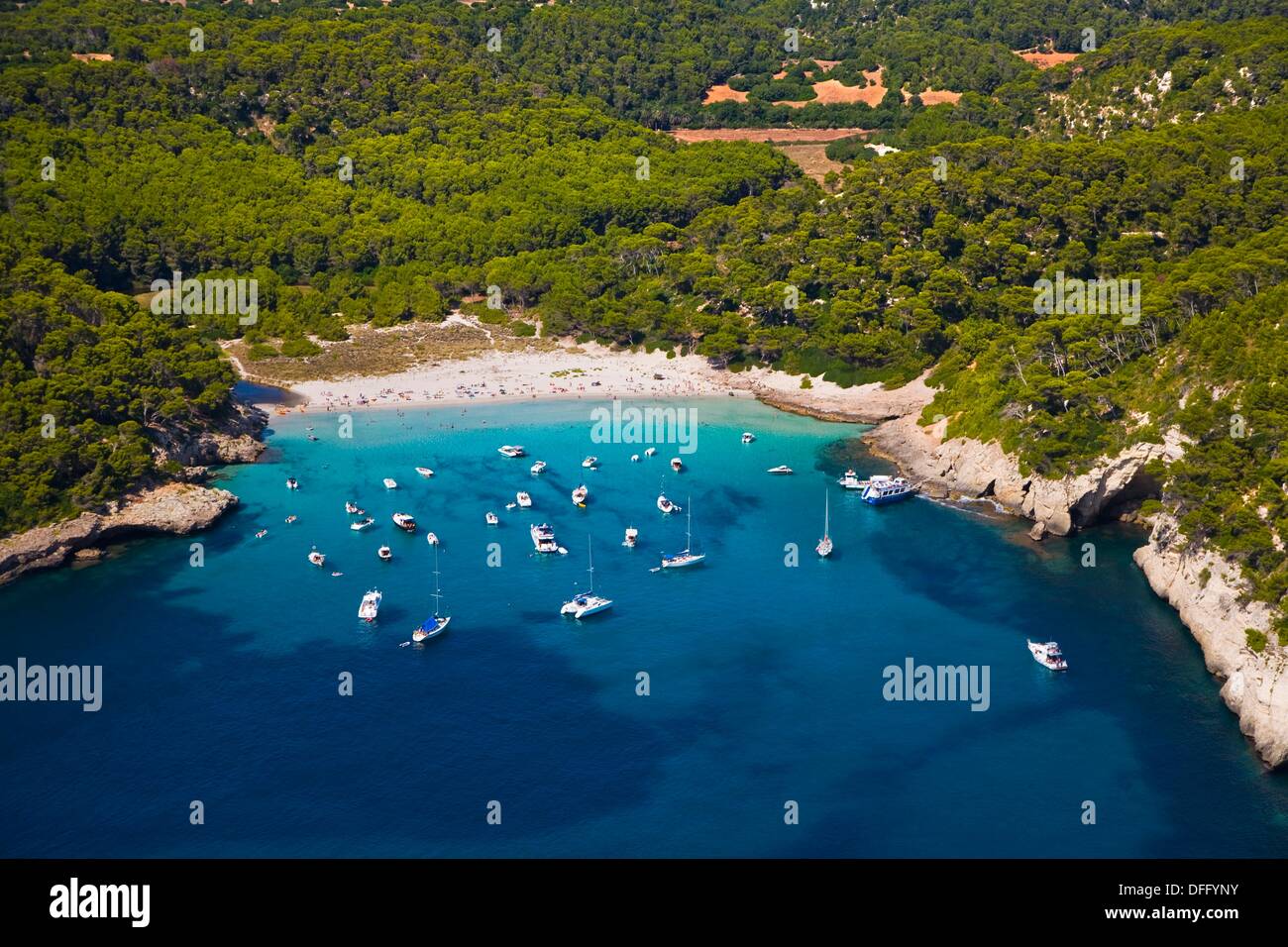 Cala trebaluger minorca fotografías e imágenes de alta resolución - Alamy