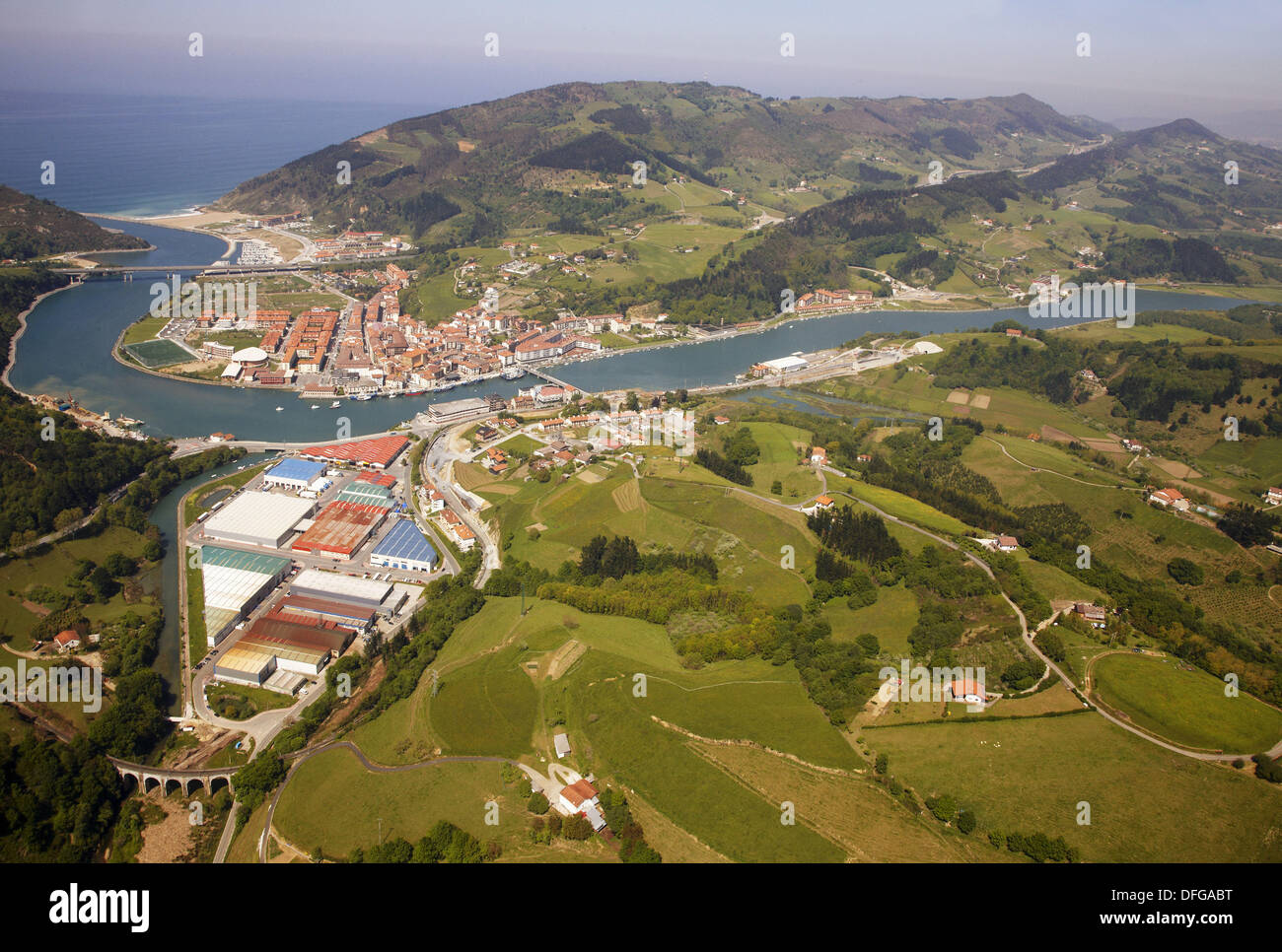 Desembocadura del Río Oria, Orio, Gipuzkoa,
