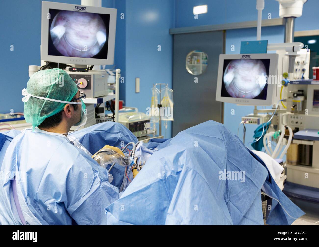 La cirugía de la próstata (TURP bipolar, la resección transuretral de la próstata), urología