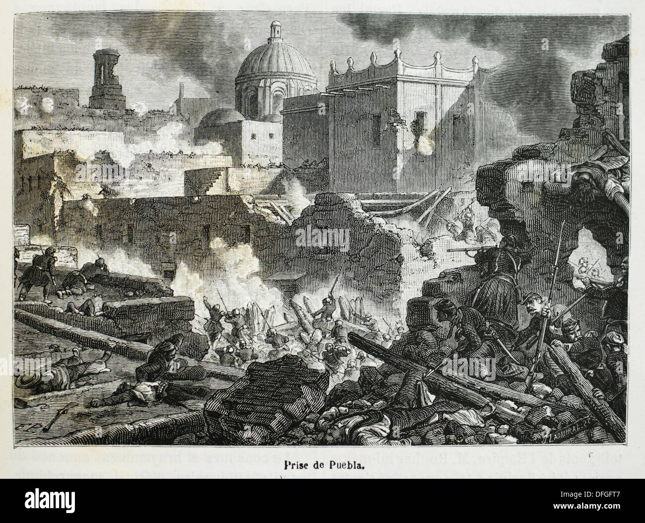 Batalla de Puebla (5 de mayo de 1862), México Fotografía de stock - Alamy Batalla de Puebla (5 de mayo de 1862), México Fotografía de stock - Alamy