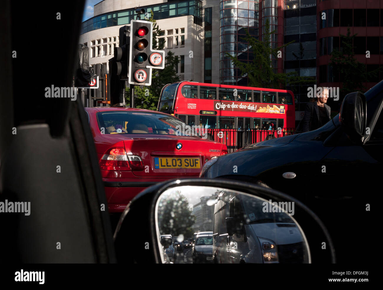 Londres rush hour atasco de tráfico el crédito de la Foto: David Levenson /Alamy Foto de stock