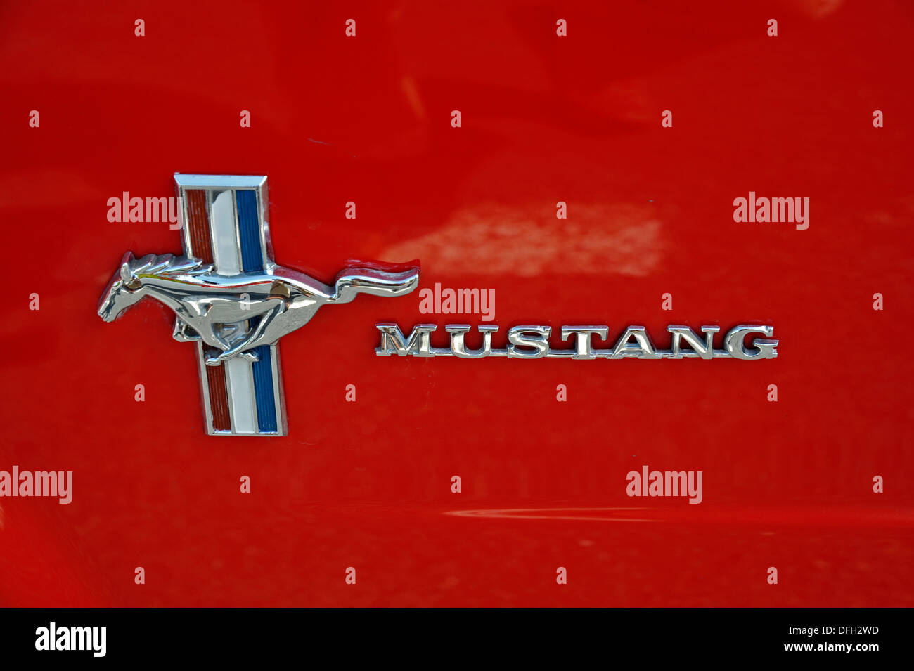 Ford Mustang emblema. Foto de stock