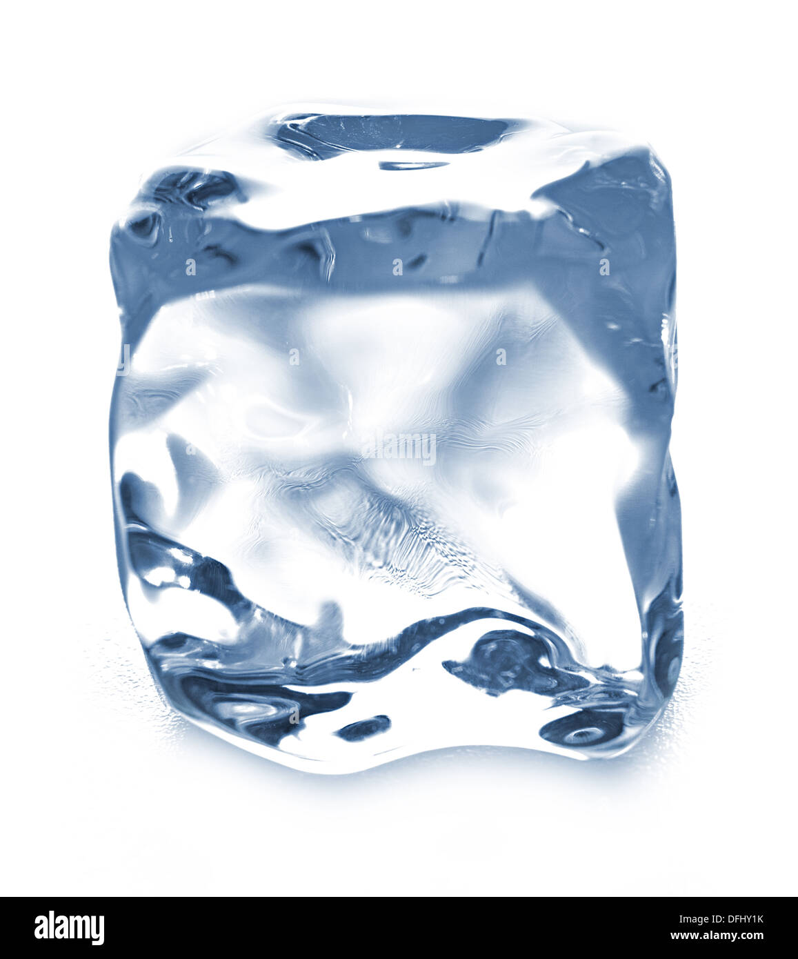 Ice cube aislado Foto de stock