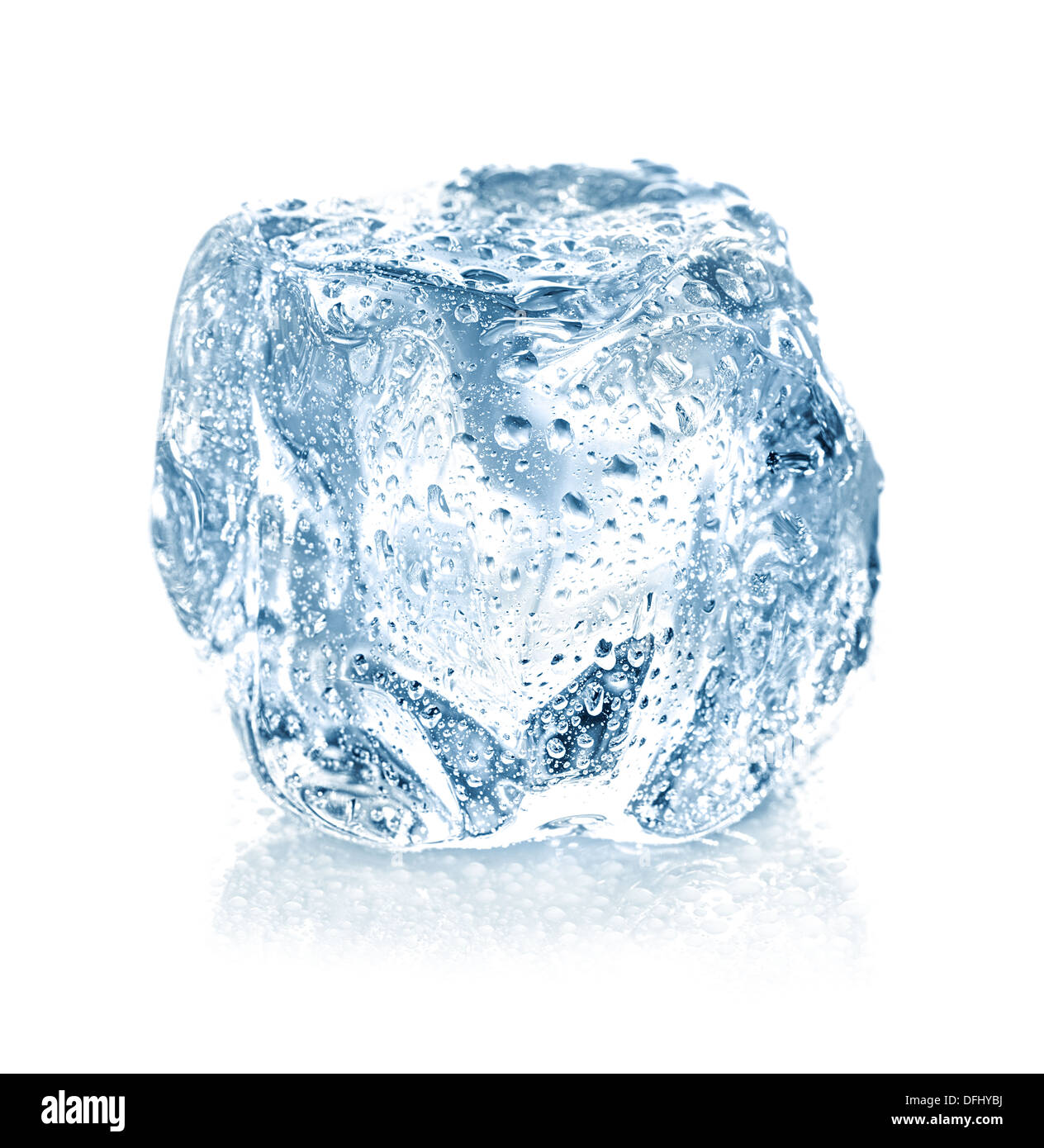 Ice cube aislado Foto de stock
