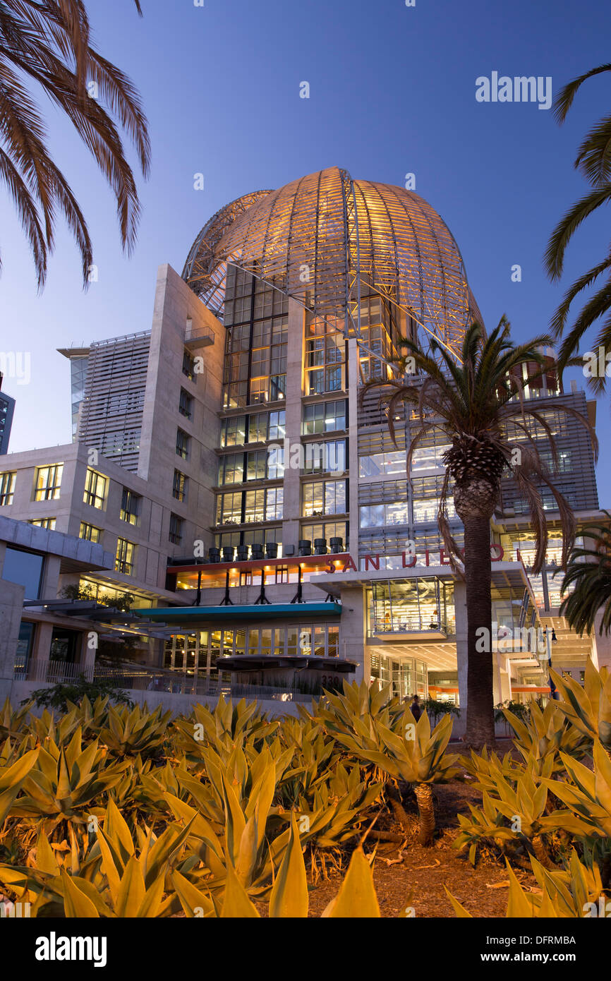 La nueva Biblioteca Pública de San Diego Foto de stock