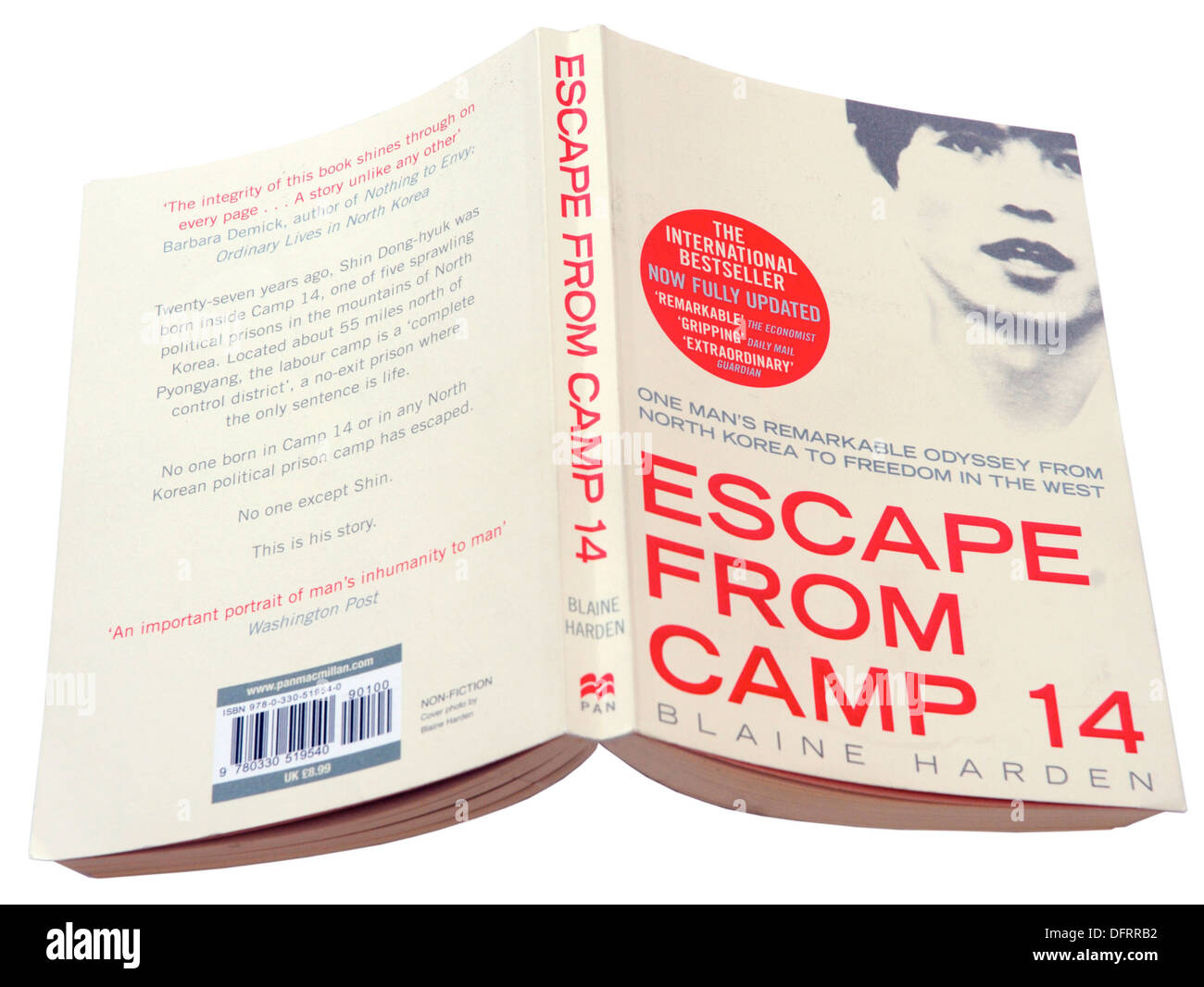 Escapar del Campamento 14 por Shin Dong Kyuk y Blaine Harden Foto de stock