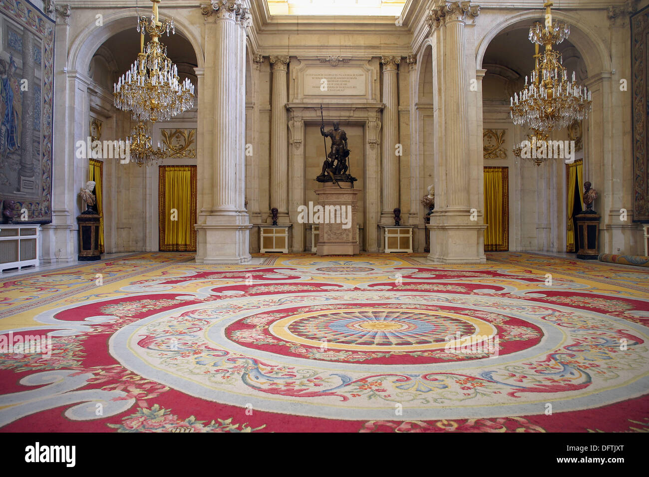Salón de columnas. Palacio Real. Madrid. España Fotografía de stock - Alamy