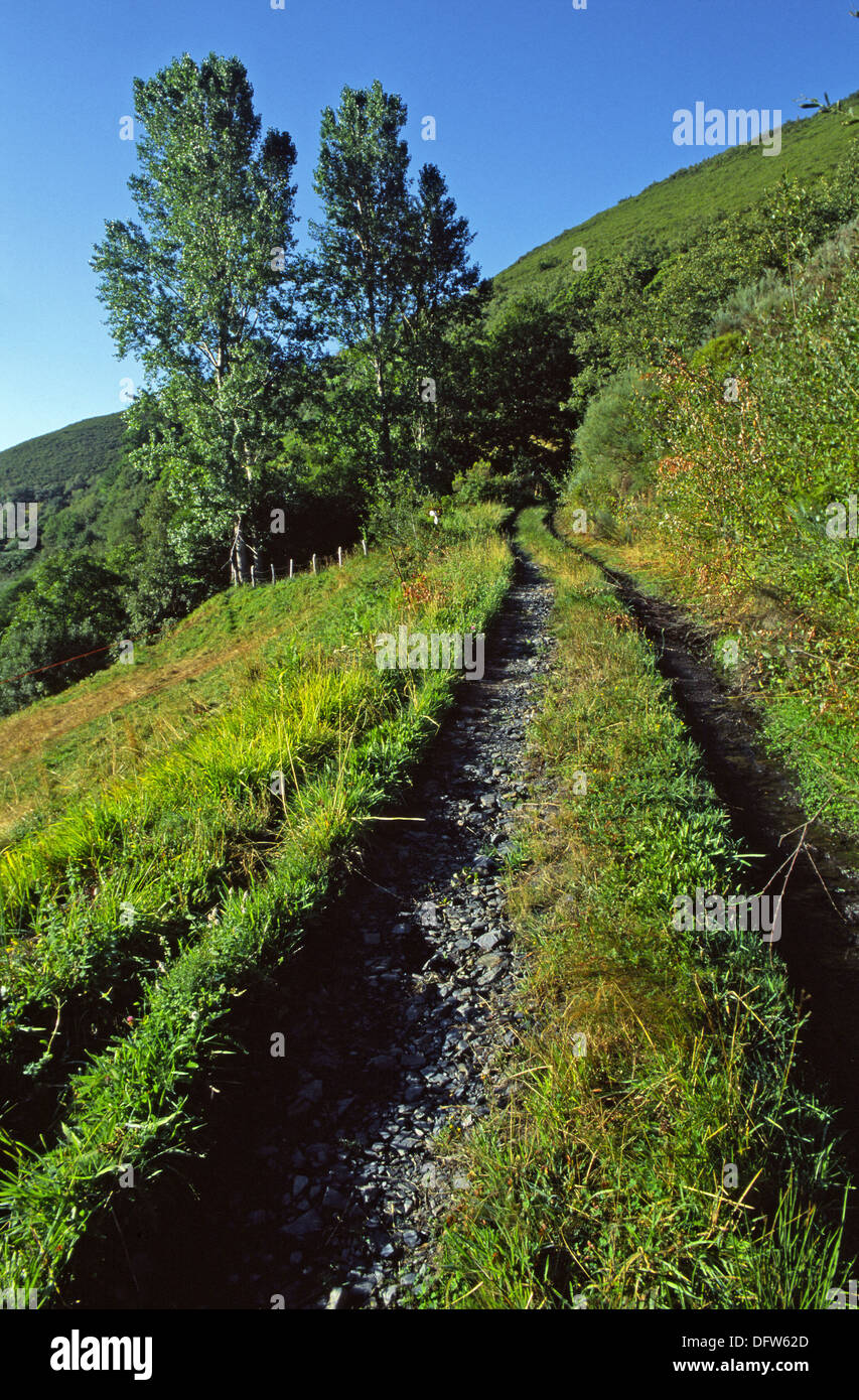 El Valle de Fornela. Pueblo de Cariseda, Los Ancares, Provincia de León,  Castilla y León, España Fotografía de stock - Alamy