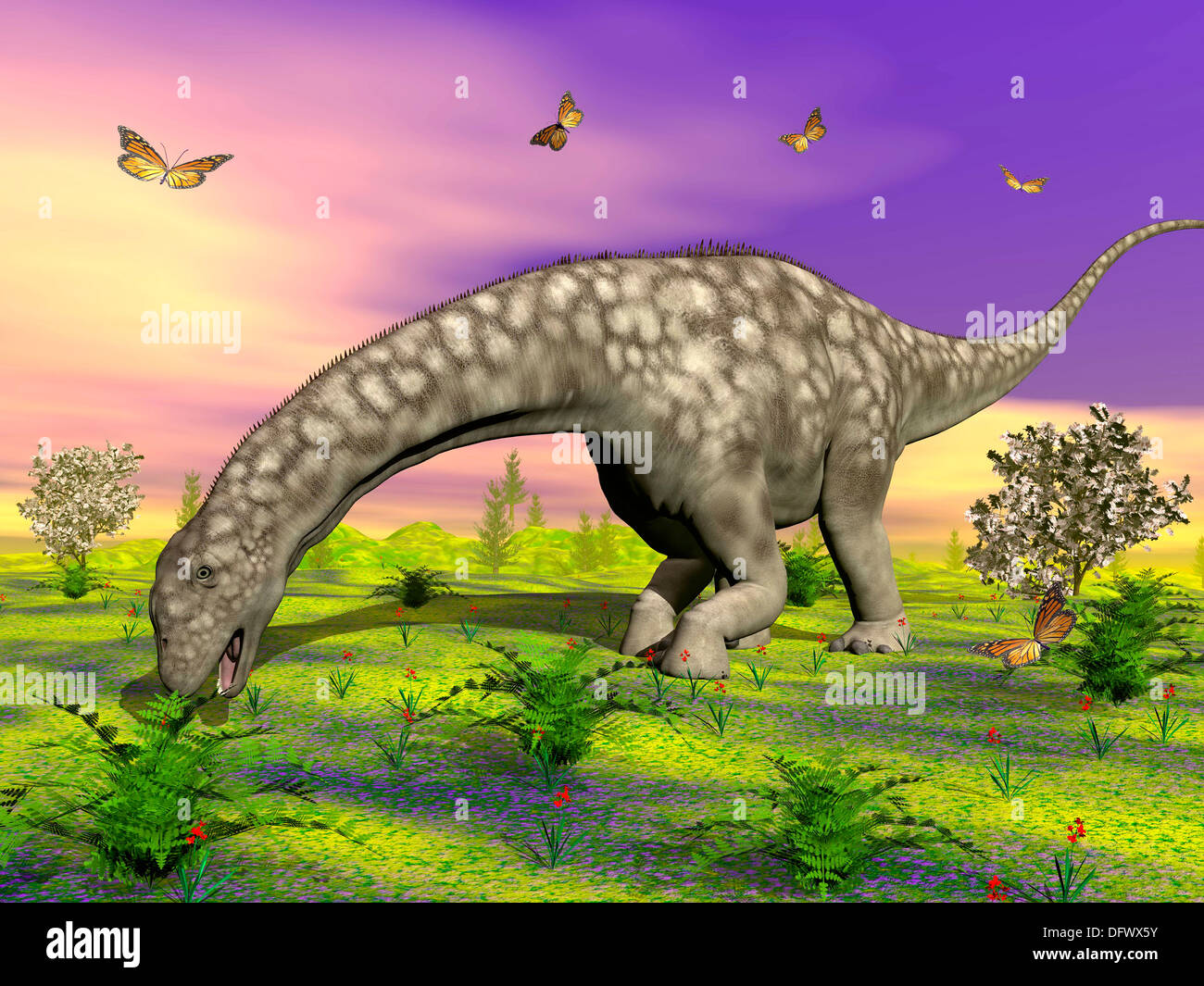 Dinosaurio que come plantas fotografías e imágenes de alta resolución -  Alamy