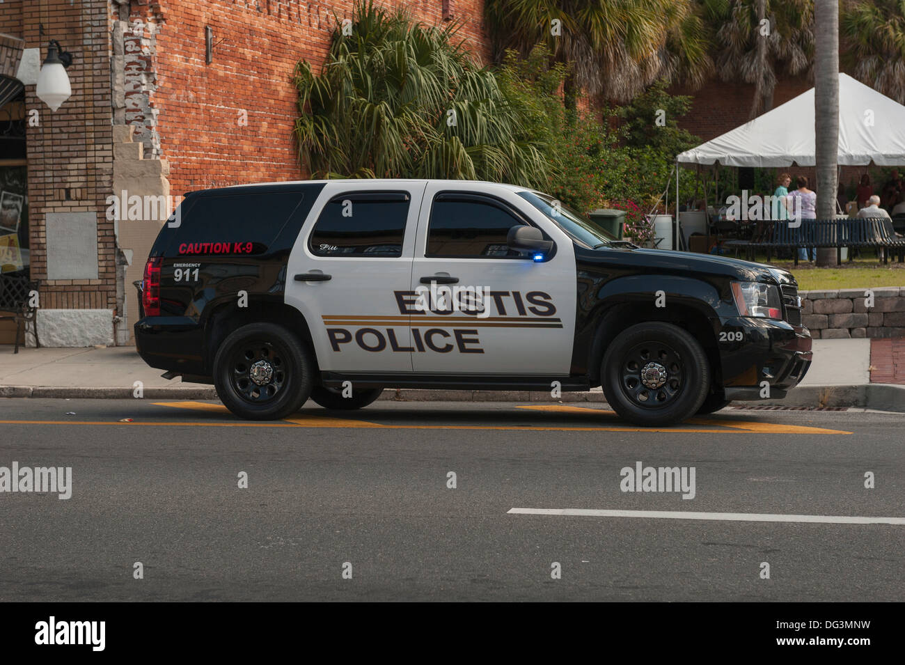 Eustis Florida policía K-9 Vehículo Foto de stock
