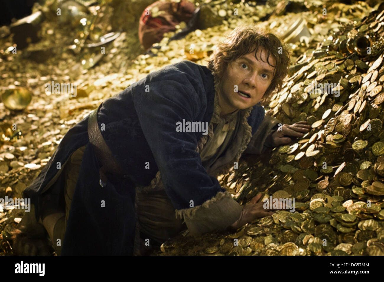 El Hobbit la desolación de SMAUG 2013) Martin Freeman, Peter Jackson DIR) Colección MOVIESTORE LTD Foto de stock