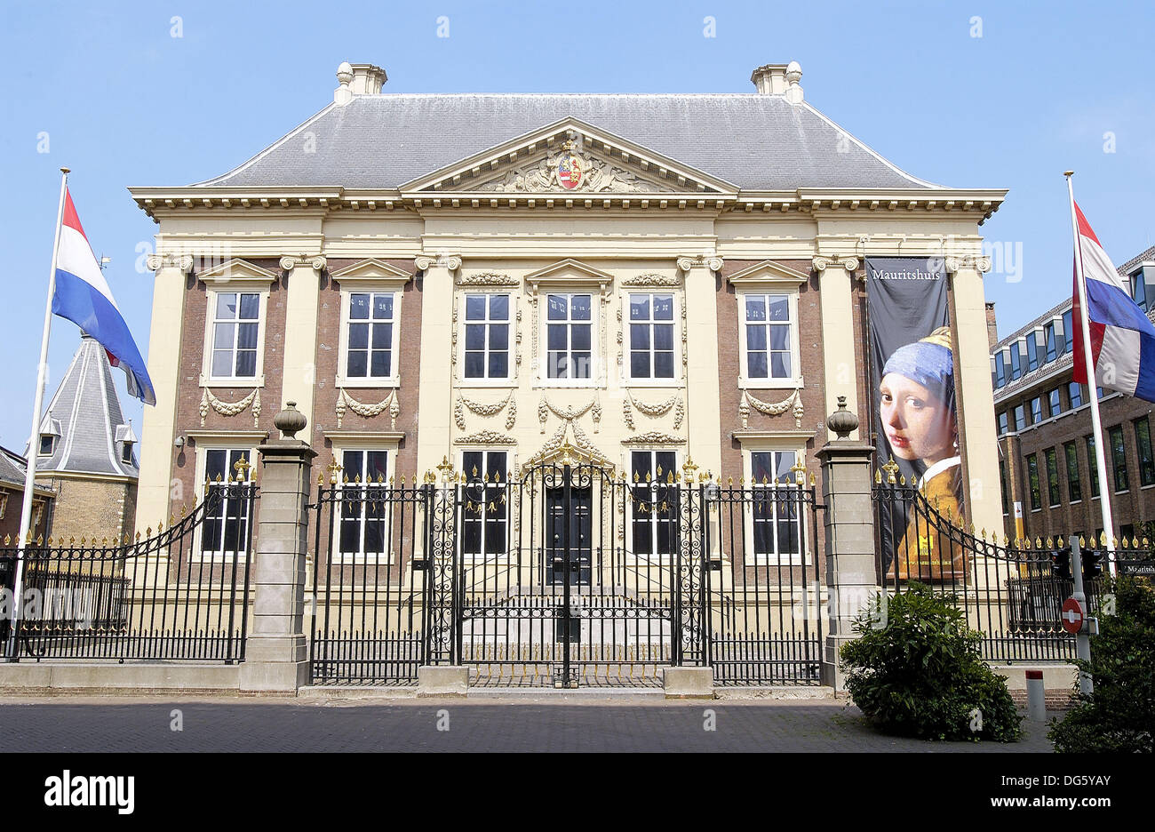 Royal Picture Gallery, ubicada en el edificio conocido como la Mauritshuis (1633-44). La Haya. Países Bajos Foto de stock