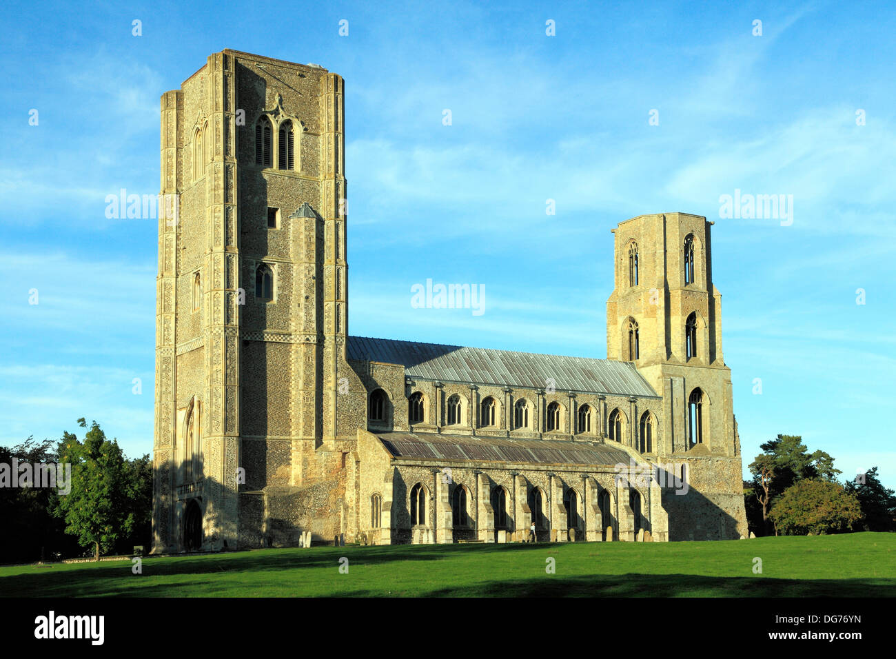 Abadía de Wymondham, Norfolk, Inglaterra Inglés abadías medievales iglesias Foto de stock