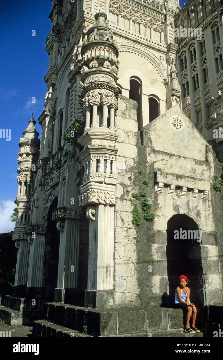 Iglesia de SteAnne de la isla de la reunión, departamento de ultramar de Francia, el Océano