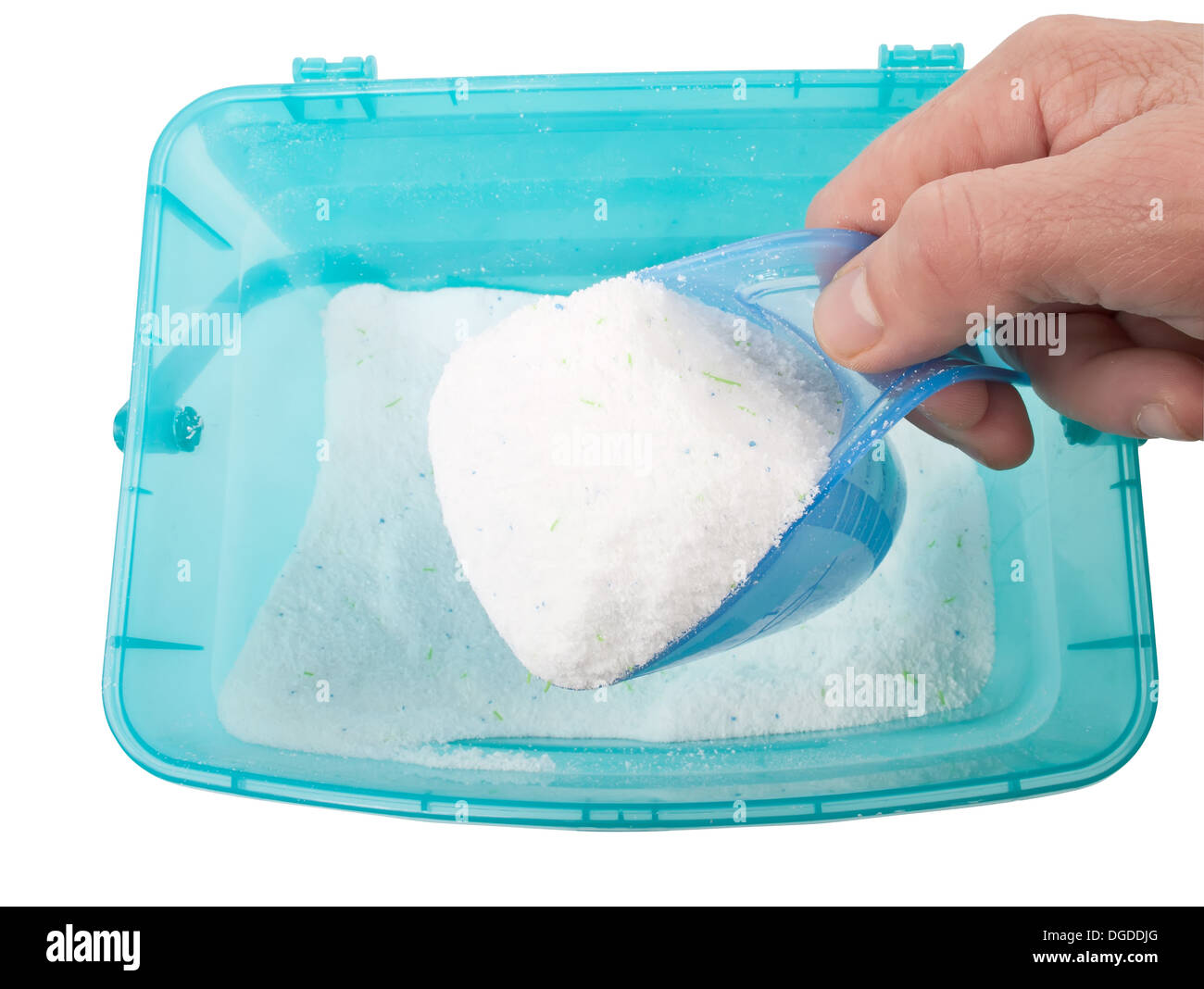 Detergente en polvo para lavadora Fotografía de stock - Alamy