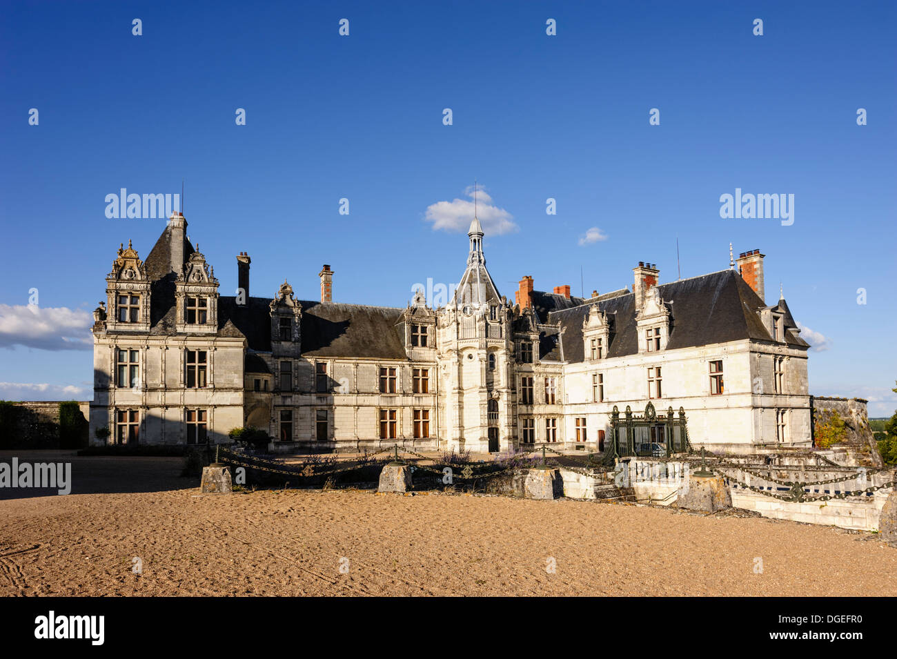 Castillo de Saint-Aignan, Saint Aignan sur Cher, Loir et Cher, Centro, Francia Foto de stock