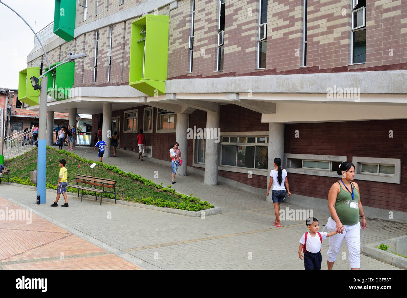 Buen comienzo de kindergarten - distrito de Moravia en Medellín .Departamento de Antioquia. COLOMBIA Foto de stock