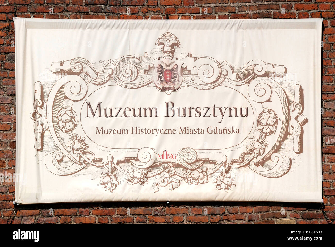 Museo de Ámbar de Gdansk - Muzeum Bursztynu. Foto de stock