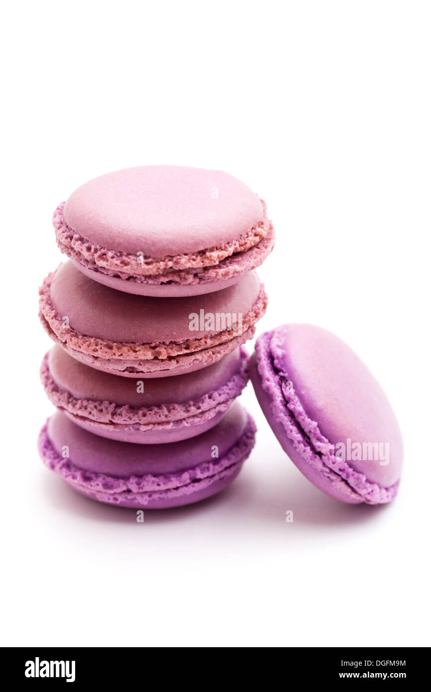 Macarrones morados Imágenes recortadas de stock - Alamy