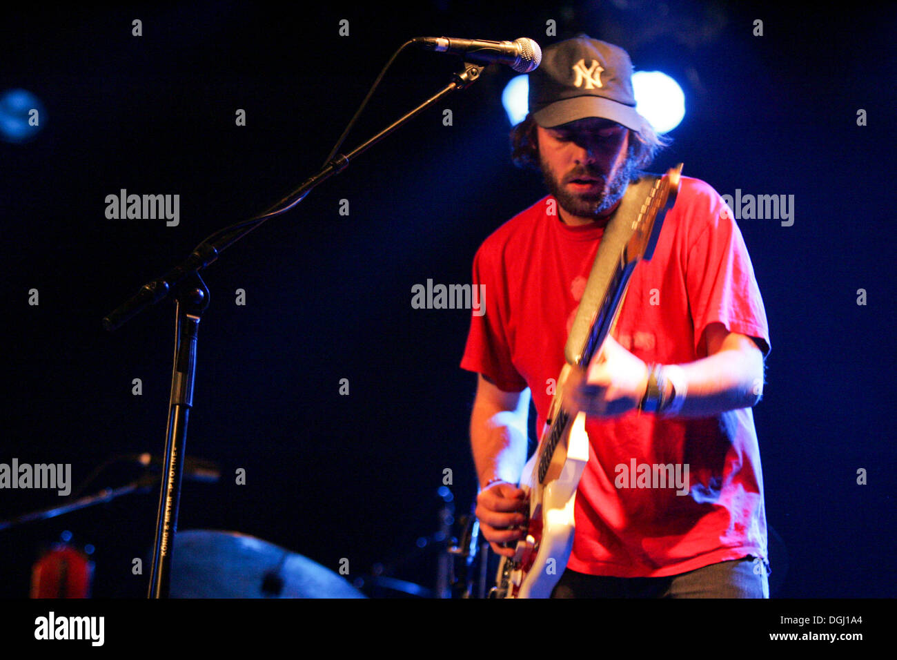 Ben cantante de la banda de rock francés Cyann & Ben viven en el predio