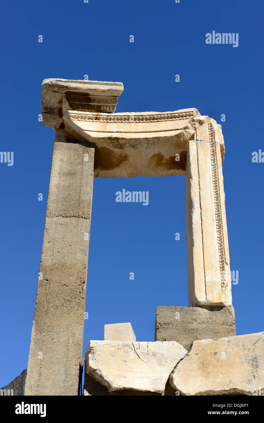 Hydreion, la antigua ciudad de Éfeso, Efes, Sitio del Patrimonio Mundial de la UNESCO, al Mar Egeo, Turquía Foto de stock