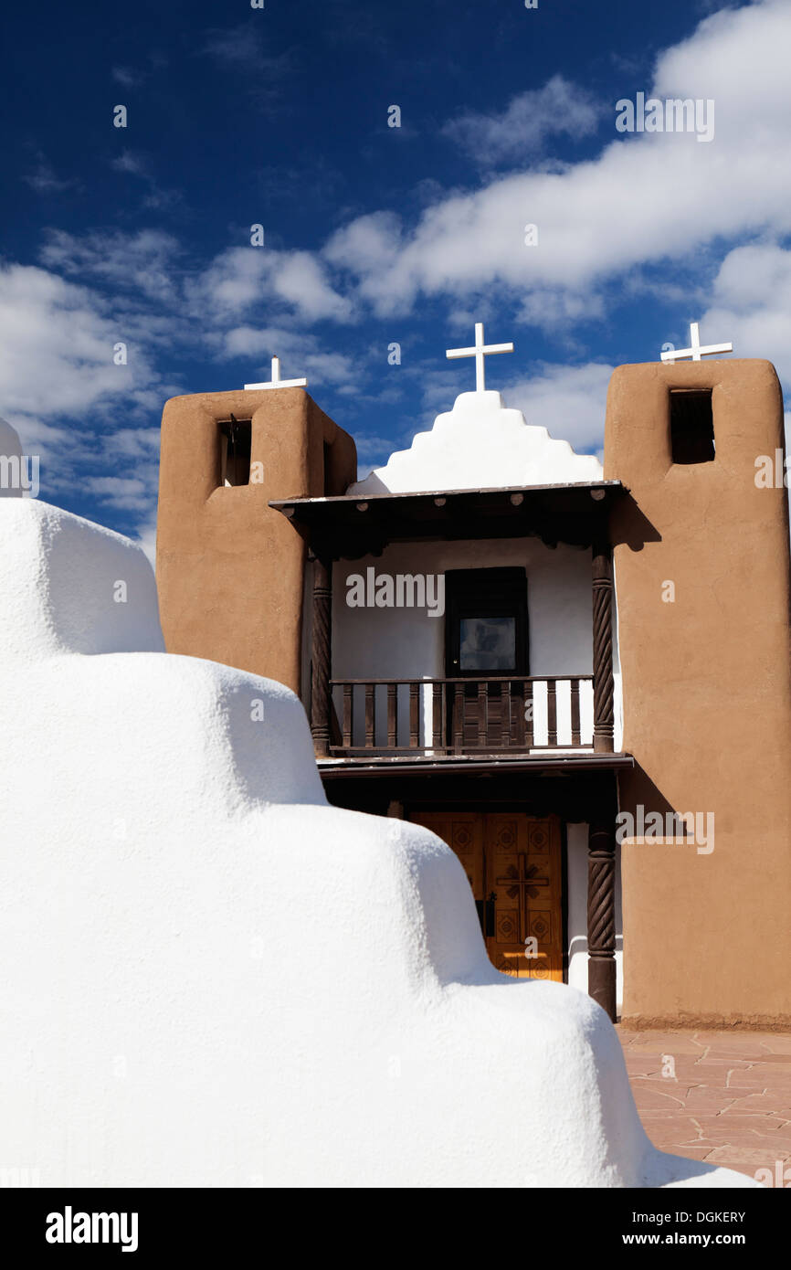 La Iglesia de Adobe de San Geronimo Fotografía de stock Alamy