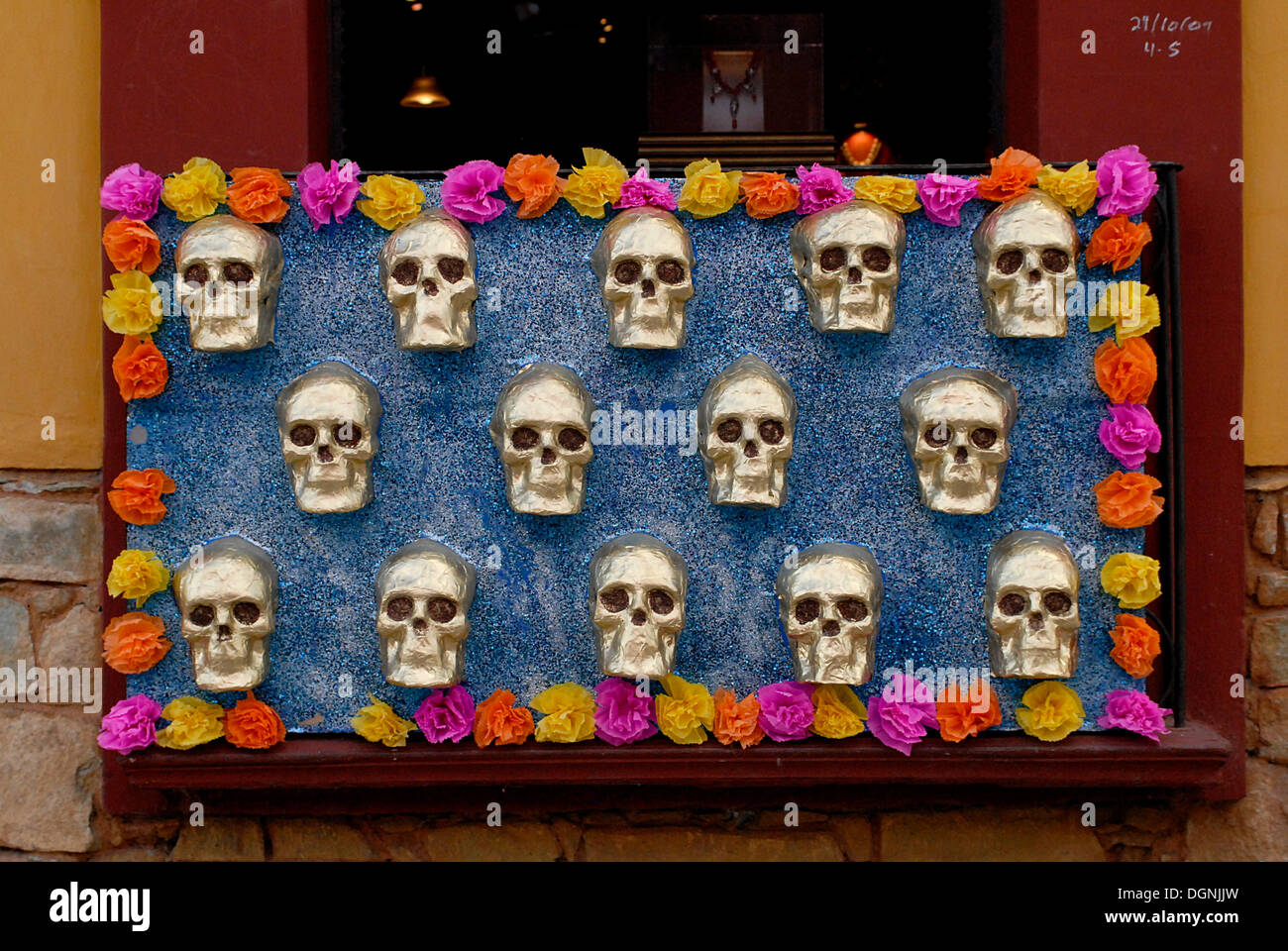 Decoración para el Día de los muertos, en Oaxaca de Juárez, Oaxaca, México,  América Central Fotografía de stock - Alamy