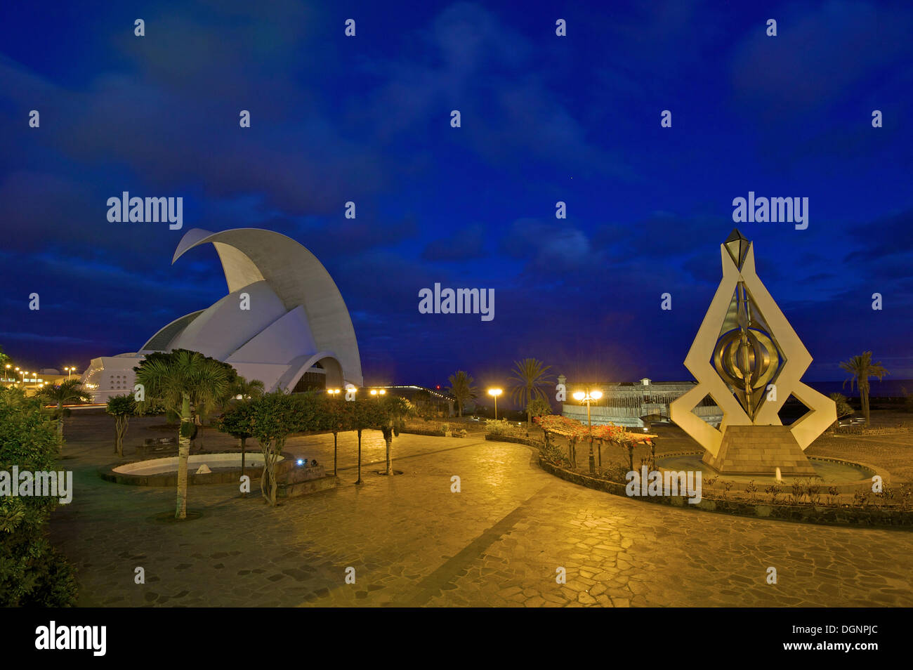 Auditorio de Tenerife Auditorio, Santa Cruz de Tenerife, Tenerife, Islas Canarias, España Foto de stock