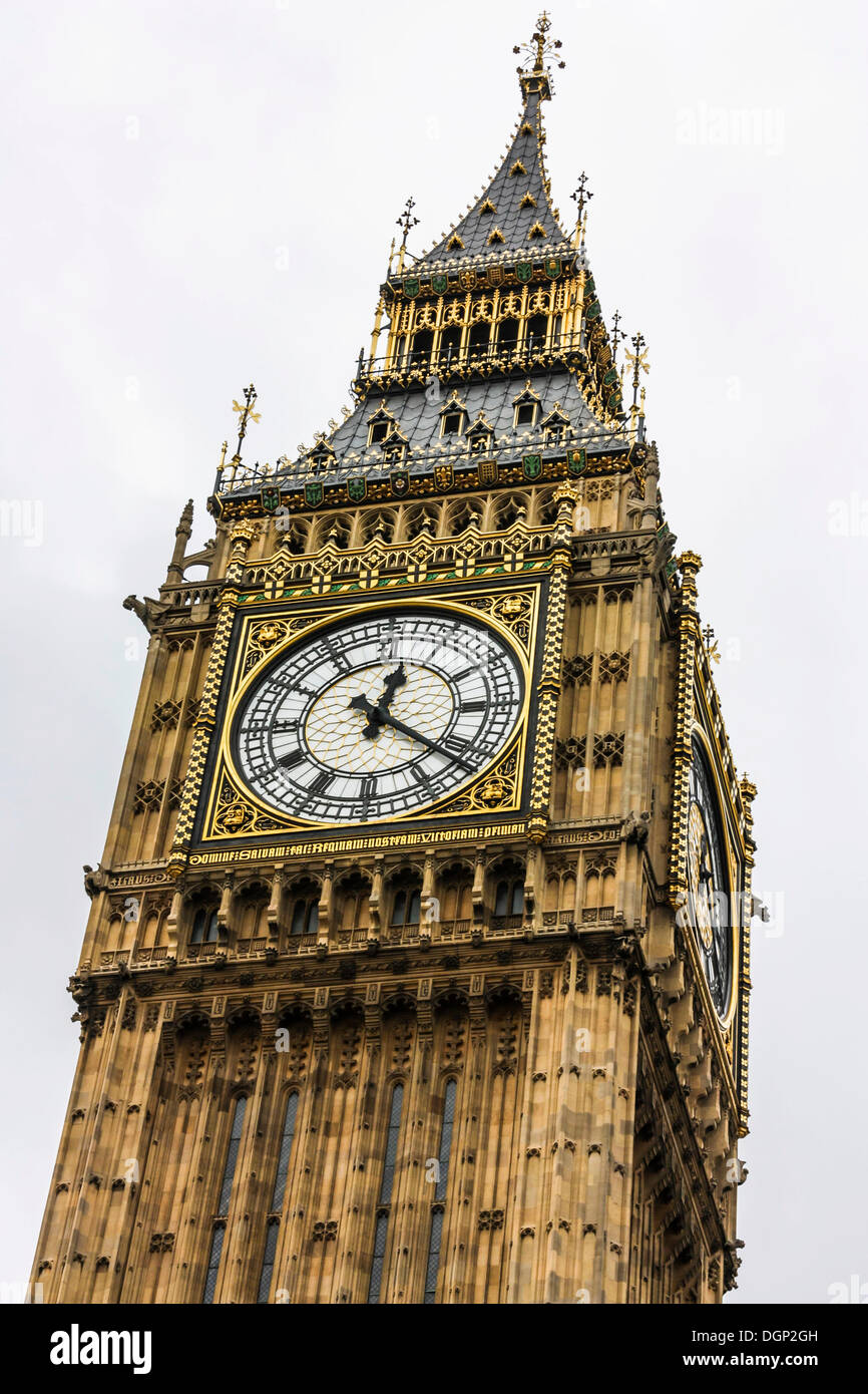 La torre del reloj, el Big Ben, el Palacio de Westminster, Sitio del  Patrimonio Mundial de la Unesco, Londres, Inglaterra, Reino Unido, Europa  Fotografía de stock - Alamy