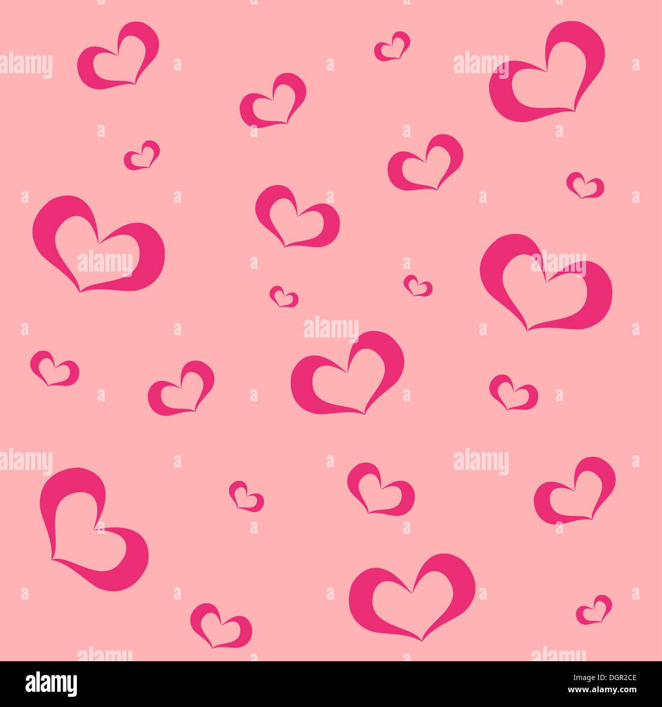 fondo de vector de amor de corazón marco de San Valentín fondo de  corazones de color