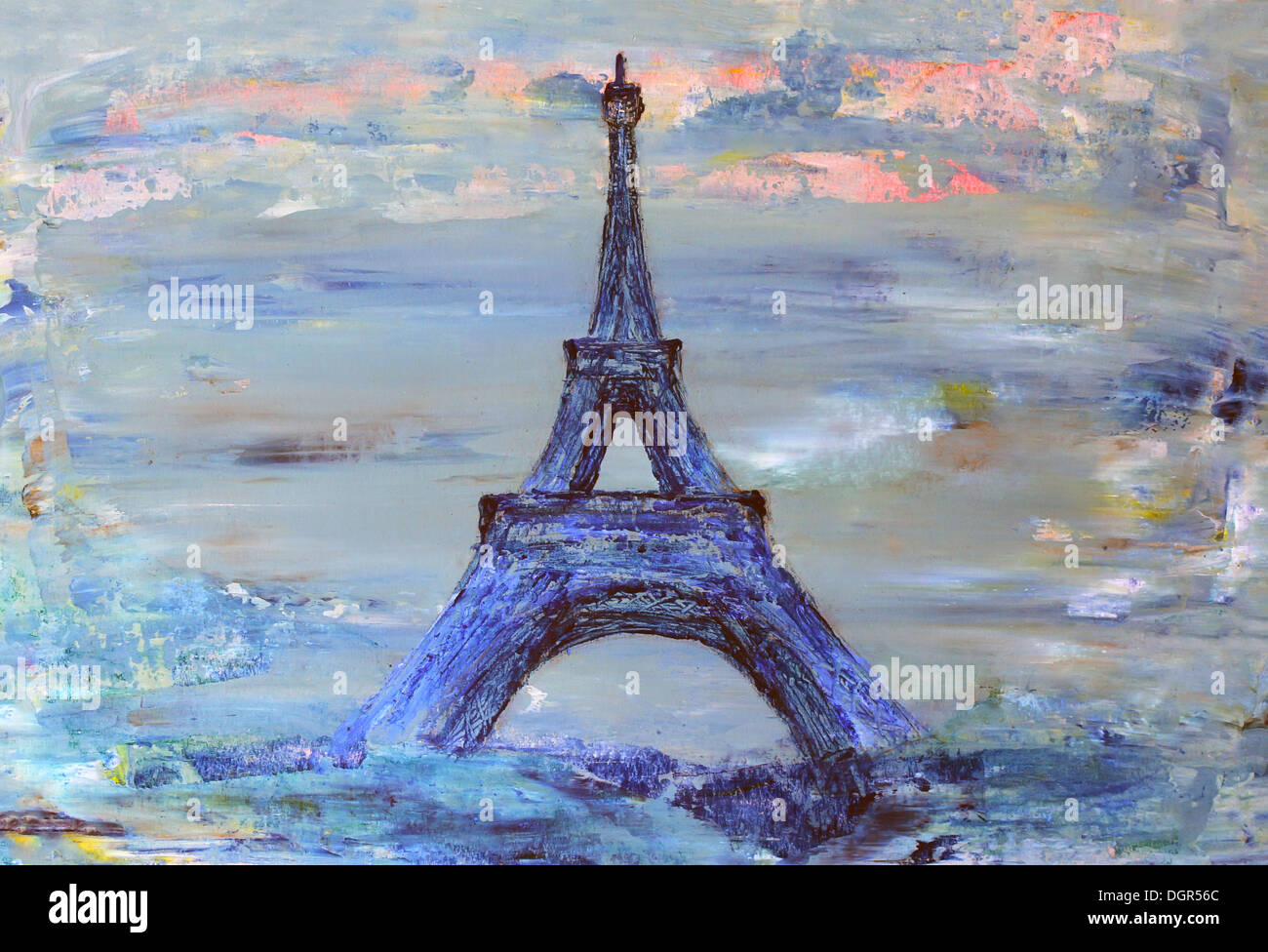 Papel autoadhesivo de papel pintado con diseño de torre Eiffel bajo la  dramática puesta de sol de París, removible y adhesivo, papel pintado