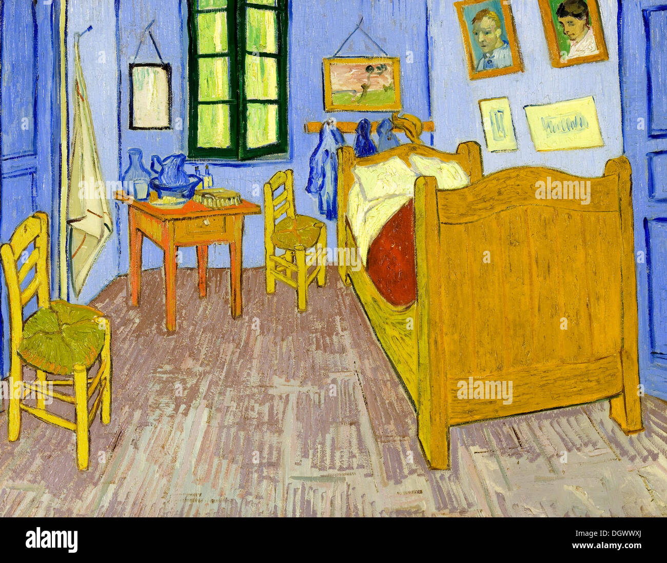 Dormitorio en Arles de Vincent van Gogh 1889 Foto de stock