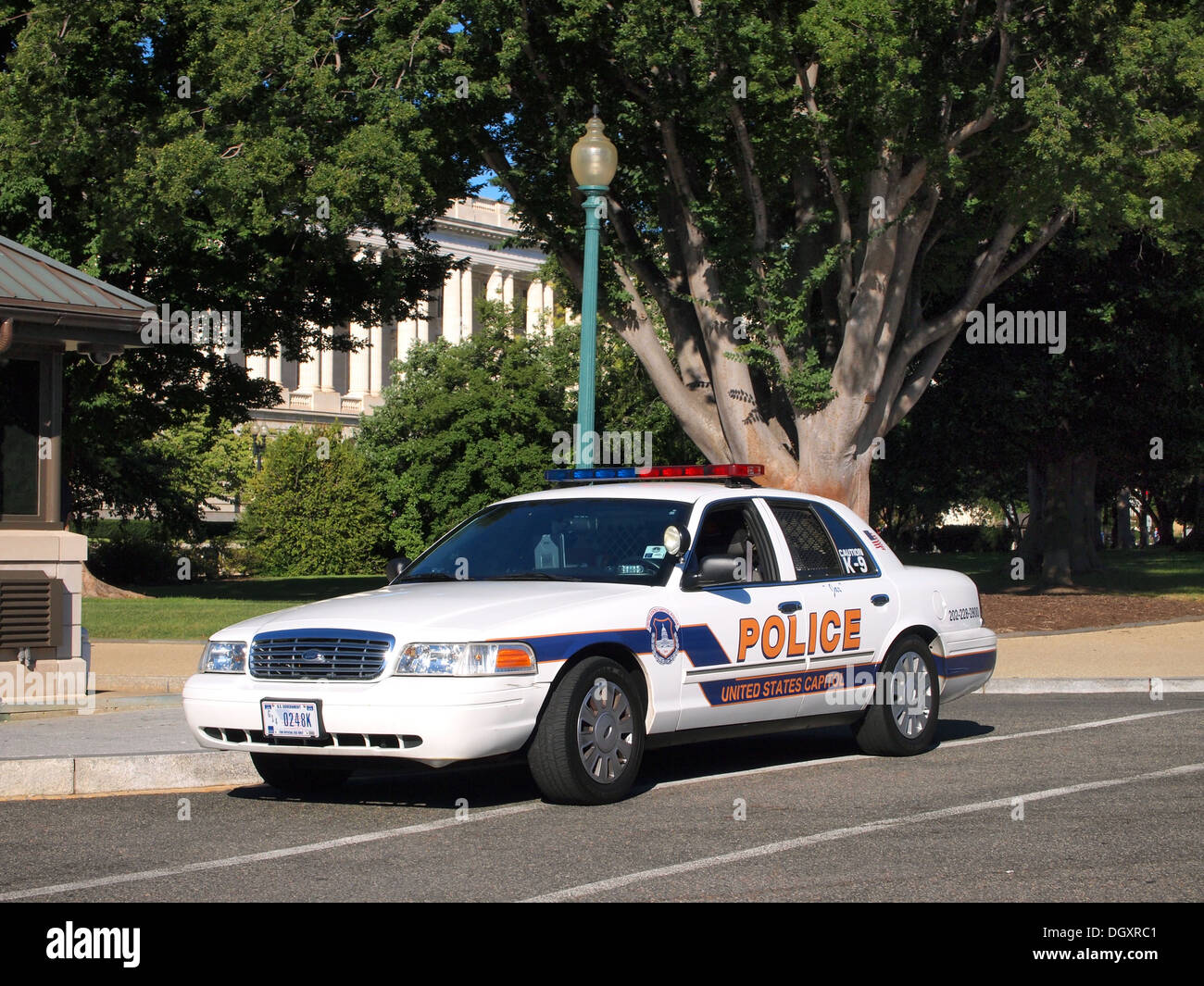 Capitolio de los Estados Unidos departamento de policía K-9 vehículo, Washington DC, EE.UU. Foto de stock