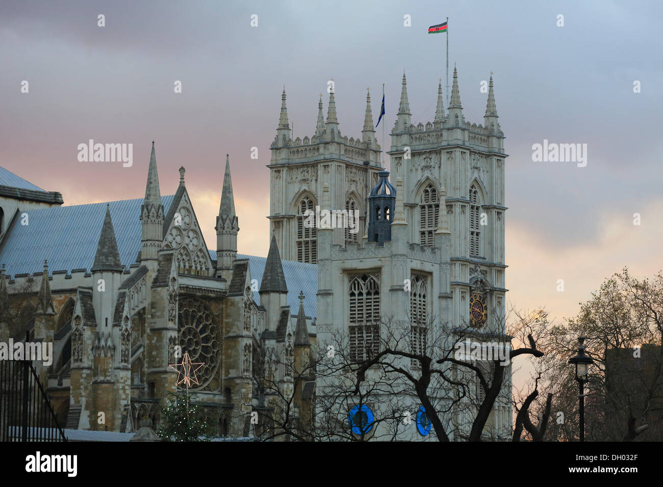 La Abadía de Westminster, la ciudad de Westminster, Londres, región de Londres, Inglaterra, Reino Unido Foto de stock
