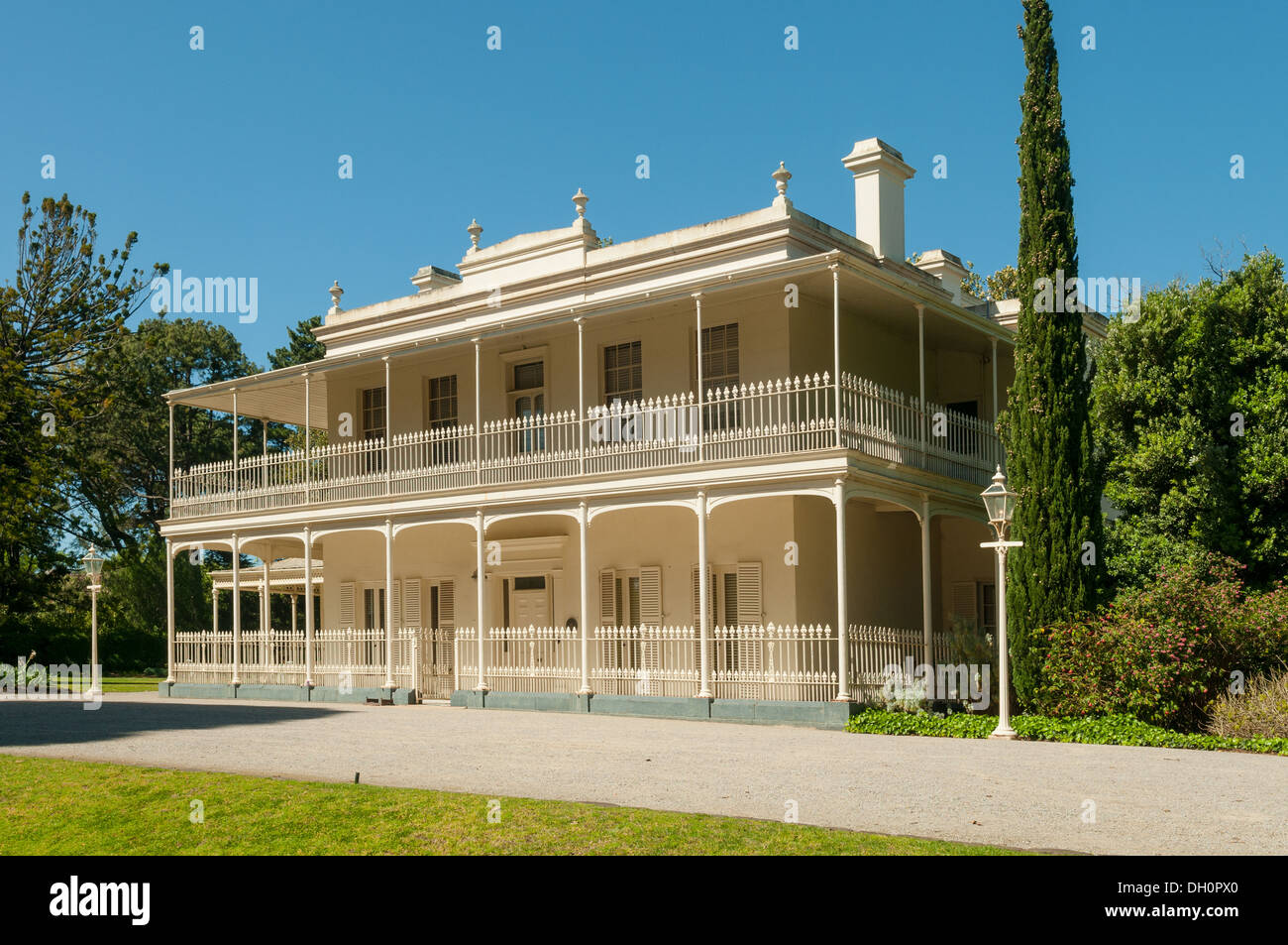 Como House, South Yarra, Melbourne, Victoria, Australia Foto de stock