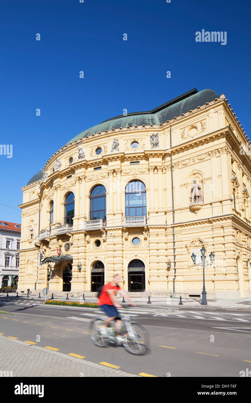Teatro Nacional de Szeged, Szeged, Meseta sur, Hungría Foto de stock