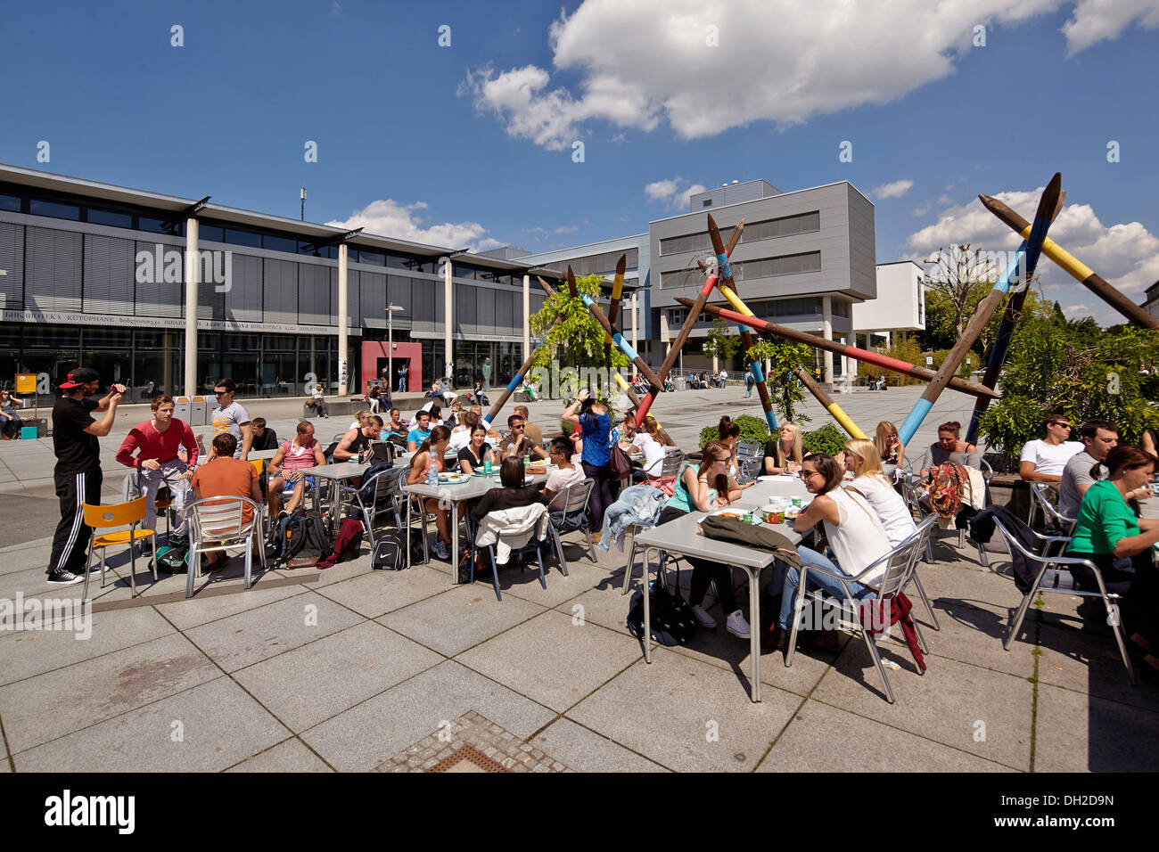 Campus de la Universidad de Koblenz, Koblenz, Renania-Palatinado, Alemania Foto de stock